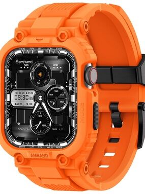 Amband M1 Sport Series Rugged Case with TPU Strap-49mm Apple Watch